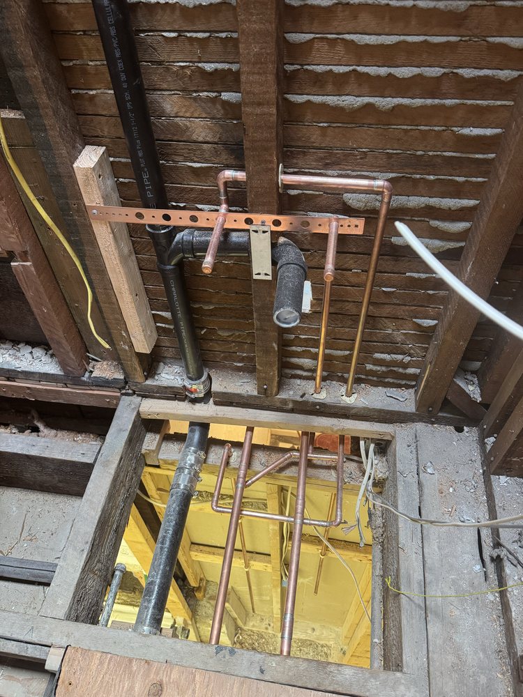 Whole-home copper repiping rough-in by 5Star Plumbing Solutions